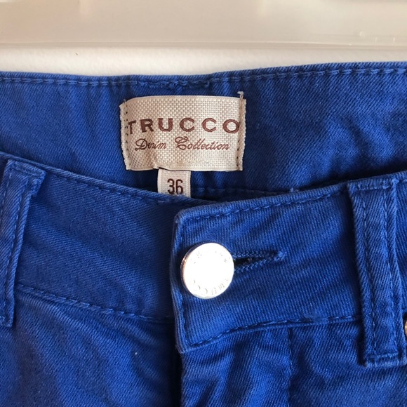 TRUCCO ROYAL BLUE DENIM JEANS - Picture 4 of 10